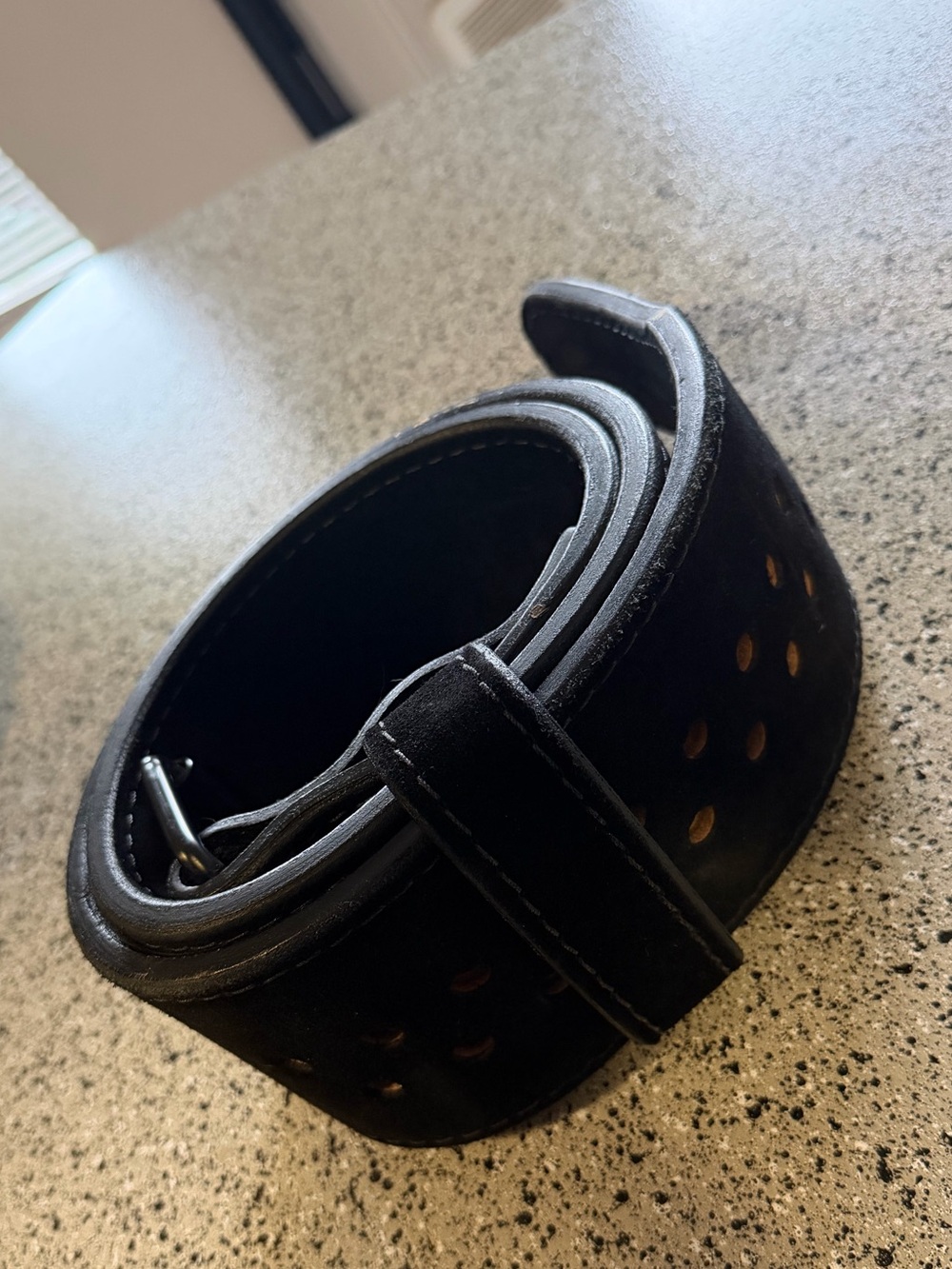Pioneer weightlifting belt-powerlifting -4" 10mm suede